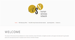 Desktop Screenshot of humanservicesnetwork.org